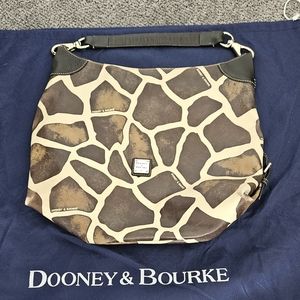 Dooney & Bourke Giraffe print hobo purse